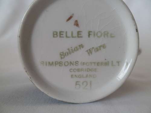 Belle Fiore, Solian Ware, Simpsons Potters LTD, 521