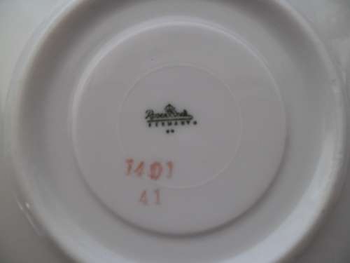 Rosenthal, Germany Selb Plosberg, AIDA set of 3 tea cups and saucers