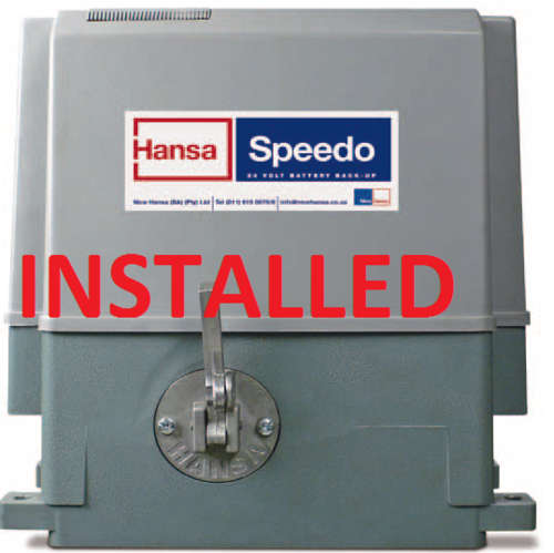 Hansa Speedo HD 1000kg Gate motor / operator ****INSTALLED****