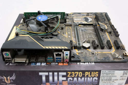 Asus TUF Z370-Plus Gaming Motherboard + i3 8100 3.6Ghz CPU + Apacer 4GB 2400MHz DDR4 RAM