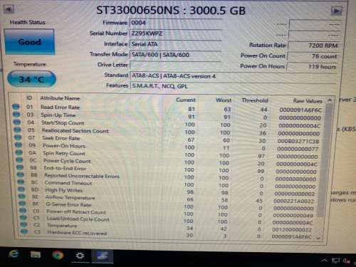 Seagate 3TB Constellation - Low Hours