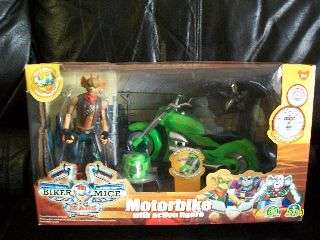 Giochi Preziosi - Biker Mice from Mars - Throttle with Motorbike shooting missiles