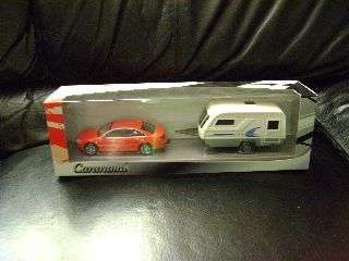 Hongwell Cararama - Audi A8 towing Caravan  - Mint in Box