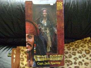 Neca - Pirates of the Caribbean 18" Figure - Captain Jack Sparrow - smiling