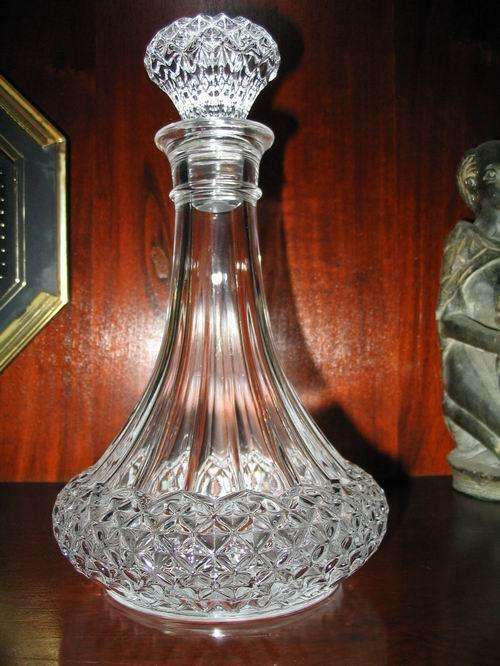 Stunning Crystal Ships Decanter