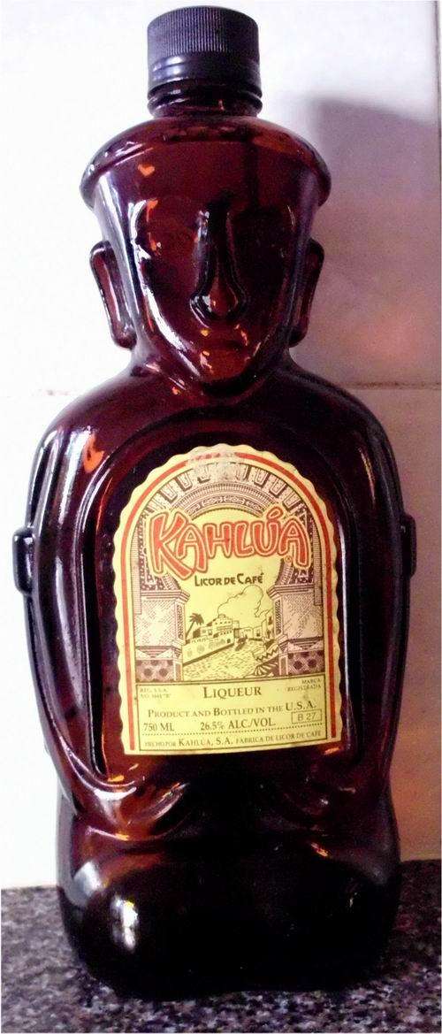 Kahlua Figure Bottle