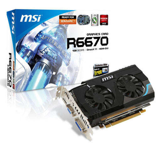 *NEW* MSI HD R6670 1GB DDR5 @ R1124!!!
