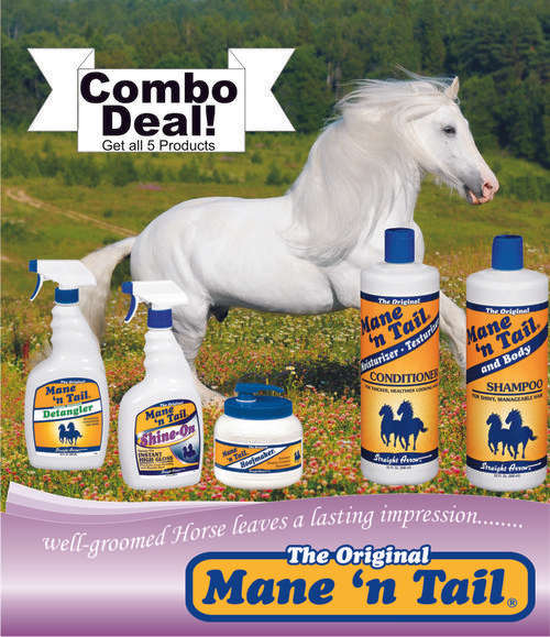 'The Original Mane 'n Tail' Equine care combo (Get all 5 Products)