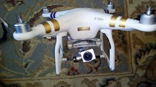 Water damaged DJI Phantom 3 Pro Drone with lots of perfect condition extras.