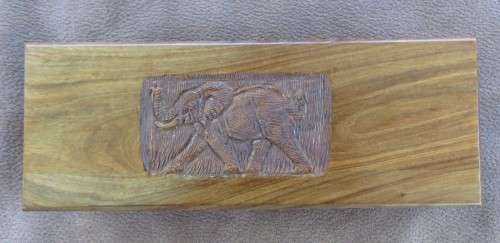 JD Ellis Knife in Carved Wooden Box