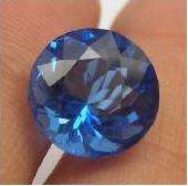 3.70 Cts Princess Cut Blue Quartz Tanzanite Simulant