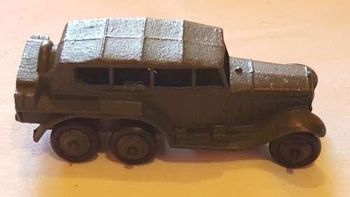DINKY VINTAGE MECCANO 6 WHEELED MILITARY STAFF RECONNAISSANCE CAR.#152 B