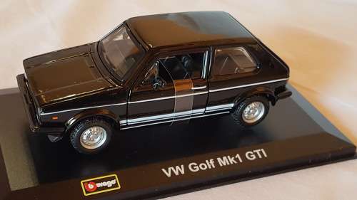 DIE CAST VW GOLF MK1 GTI -BBURAGO