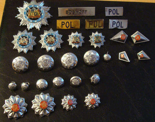 Namibia Police - 29 badges, insignia, buttons, pins, etc