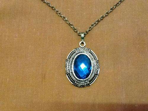 Necklace Cubic Zirconia - Blue