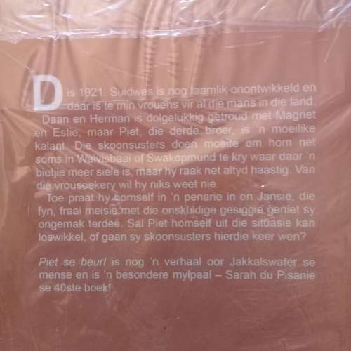 Piet se Beurt deur Sarah du Pisanie Sagteband - Afrikaans