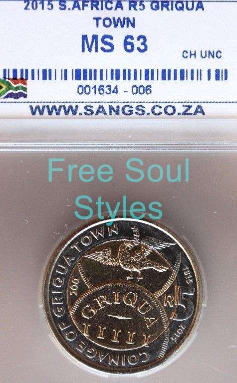 2015 SANGS Griqua Commemorative  R5 MS 63