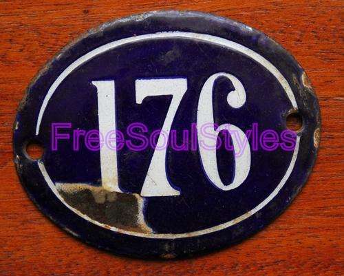 Amazing Historical House Numbers from District 6  PLEASE READ DESCRIPTION BELOW