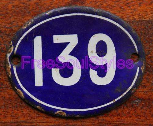 Amazing Historical House Numbers from District 6  PLEASE READ DESCRIPTION BELOW