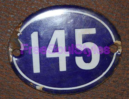 Amazing Historical House Numbers from District 6  PLEASE READ DESCRIPTION BELOW