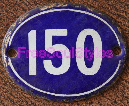 Amazing Historical House Numbers from District 6  PLEASE READ DESCRIPTION BELOW