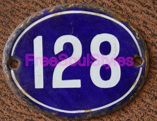 Amazing Historical House Numbers from District 6  PLEASE READ DESCRIPTION BELOW