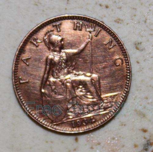 1934 English Farthing