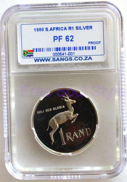 1980 Silver R1 SANGS Graded PF 62