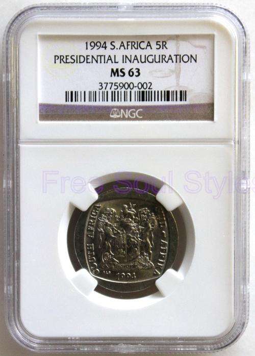 1994 R5 Inauguration Coin NGC Graded MS 63