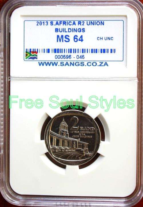 2013 R2 Centenary of The Union Building SANGS Graded MS 64