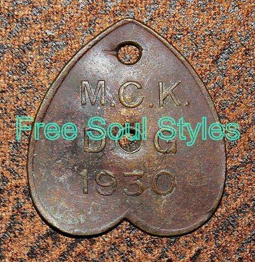 1930 Central Karoo Dog Licence Tag