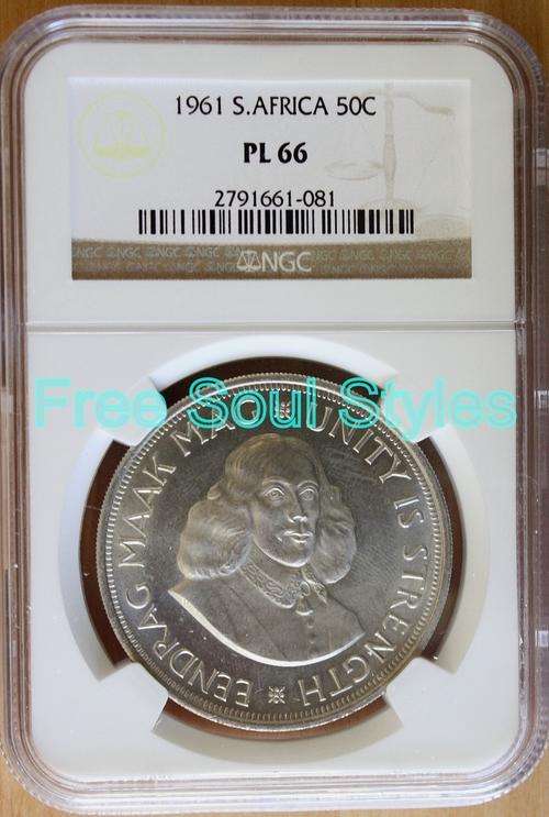 1961 Crown (50c) NGC Graded PL 66