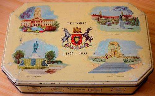 1855 - 1955 Beacon Sweets 100th Anniversary of Pretoria Tin - In Good Condition