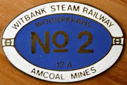 Amcoal Witbank Steam Rail Badge