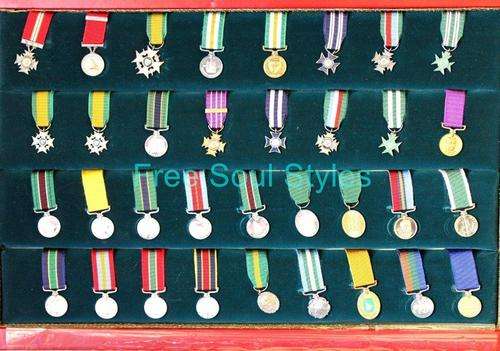 Rhodesian Honours and Awards Miniature Medal Set - With Certificate of Authenticity