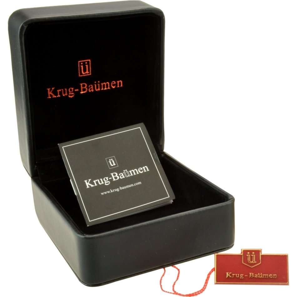 R1 AuctionRetail: R13,458.00 Krug Baumen MEN CHRONO Gold 8X REAL Diamond Croc Leather Watch RRP £790