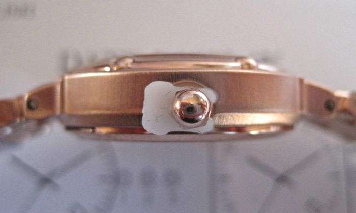 NEW RRP £585 Krug Baumen Ladies Charleston 4 Diamond White Dial Rose Gold Watch