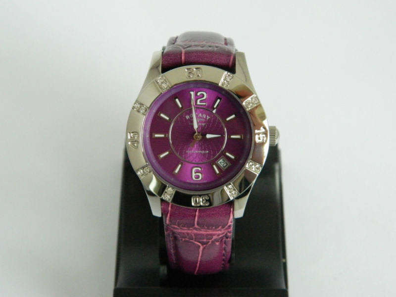 Rotary Ladies Classic Stainless Steel  Stunning Design Leather Watch.