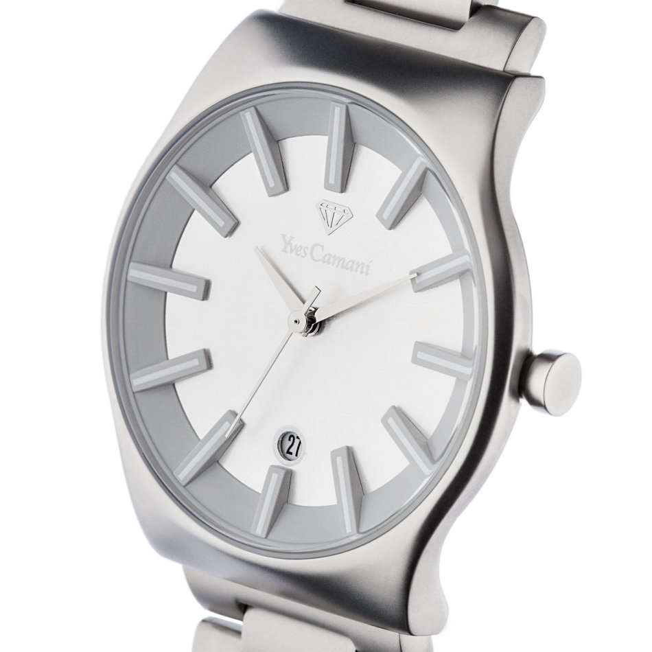 **R1 Auction** YVES CAMANI Louanne Ladies Watch Stainless Steel Date Display watch