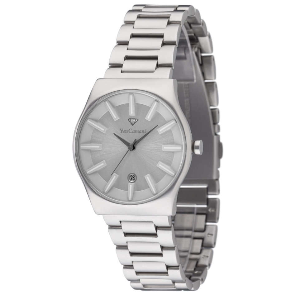 **R1 Auction** YVES CAMANI Louanne Ladies Watch Stainless Steel Date Display watch