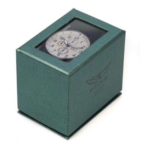 Aviator Pilots Vintage Brown Chronograph Watch. Brand New, Ltd stocks.