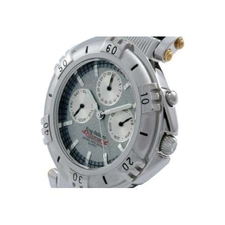 Brand new!!! Krug Baumen Adventurer Mens watch Grey dial on a black leather band RRP: R9500.00