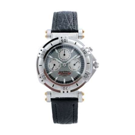 Brand new!!! Krug Baumen Adventurer Mens watch Grey dial on a black leather band RRP: R9500.00