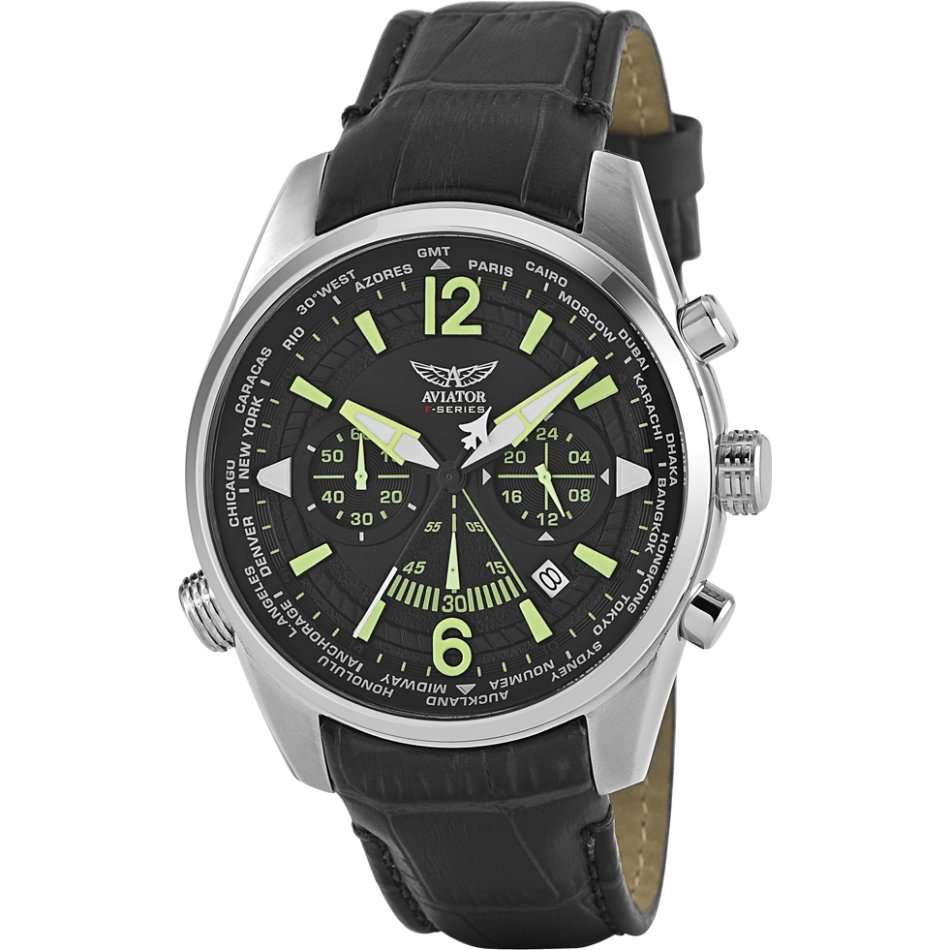 R1 Auction: Aviator F-Series Mens Military Pilot Quartz Luminous Waterproof Chronograph