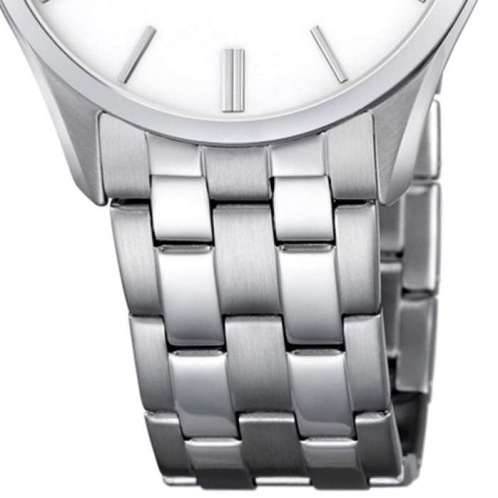 R1 Auction: FESTINA men's watch steel band classic quartz stainless steel silver Watch