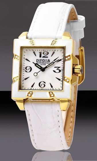 RETAIL: R18,800 Aquaswiss Dedia 16 Real Diamond Lily LQ Women's  Mother-of-Pearl Watch