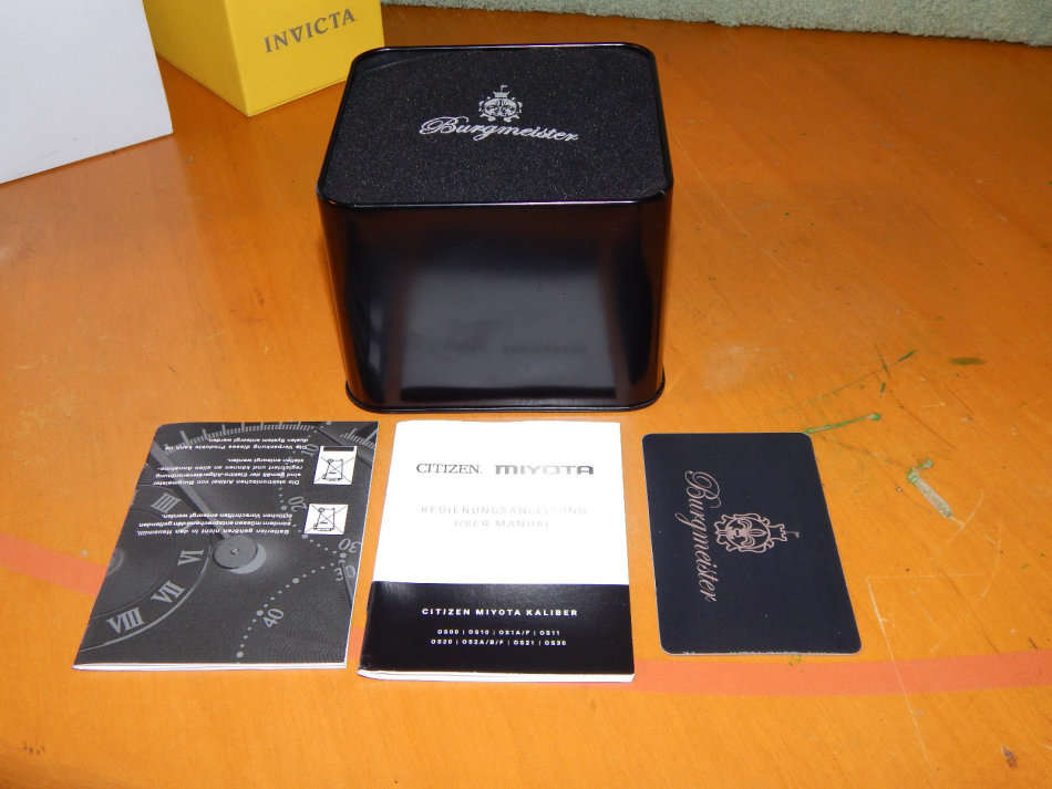 Burgmeister Mens Chronograph Melbourne With Citizen Quartz Movement Watch