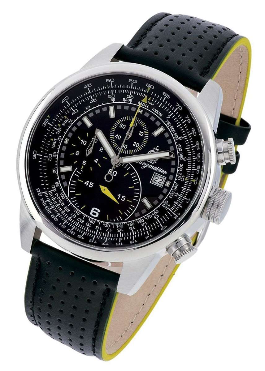 Burgmeister Mens Chronograph Melbourne With Citizen Quartz Movement Watch