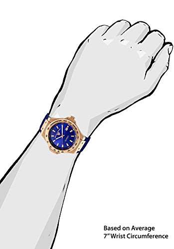 Retail: R10,061.00 Swiss Legend Women Maverick Blue Silicone with rose gold tone Watch