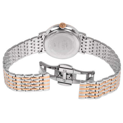 Rotary Womans Windsor Two Tone Silver Rose Gold Swiss Watch